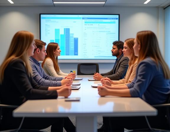 The Northern Ascent HR Solutions team in a collaborative meeting.