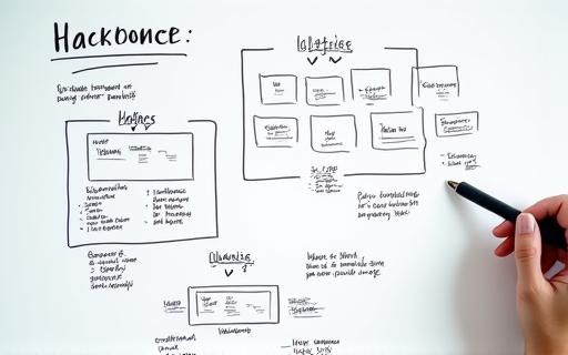 A whiteboard with strategic HR plans.
